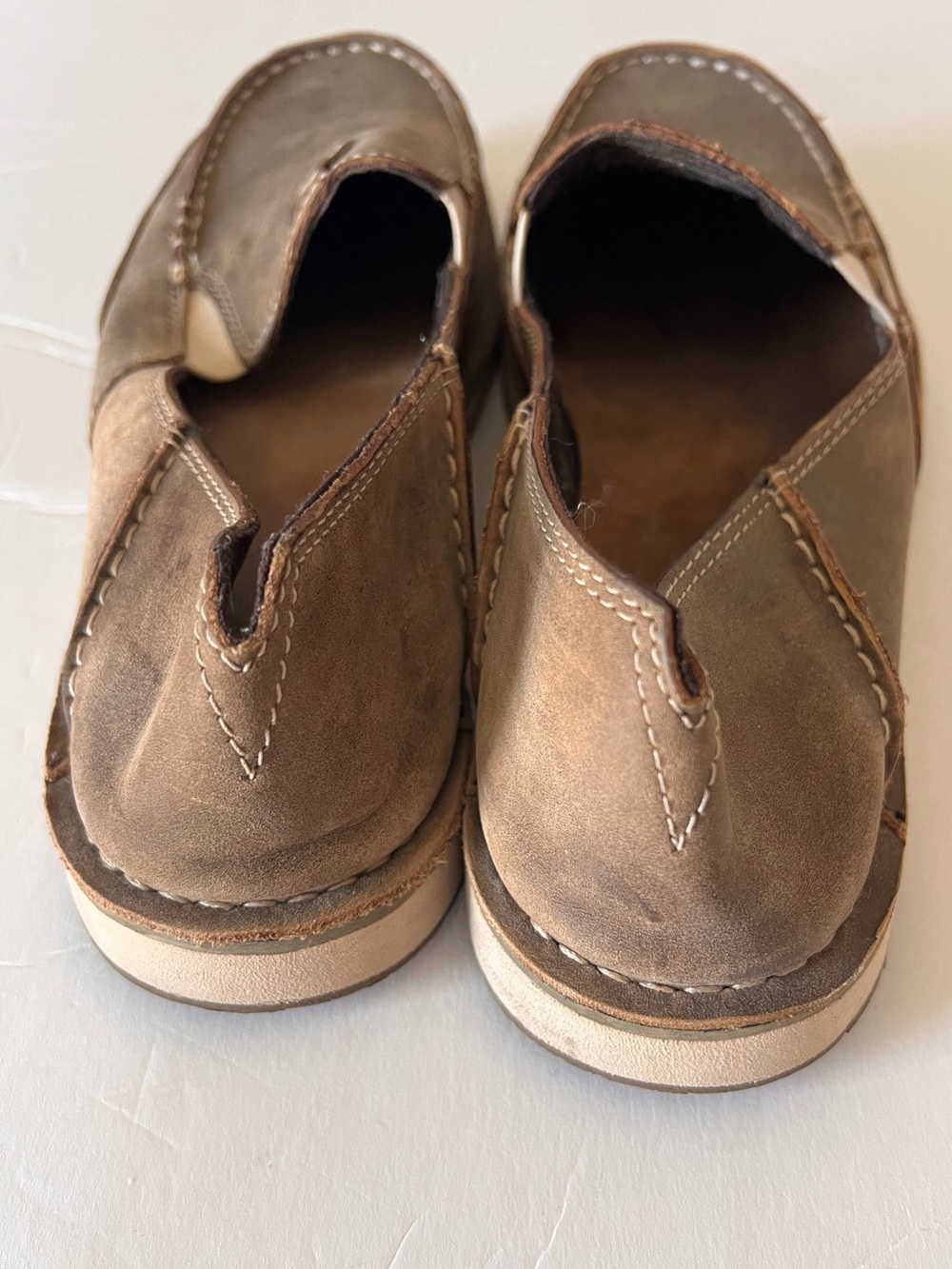 Ariat Ladies Cruiser Brown Bomber Casual Slip-on Shoes size 10.5 - Picture 7 of 9